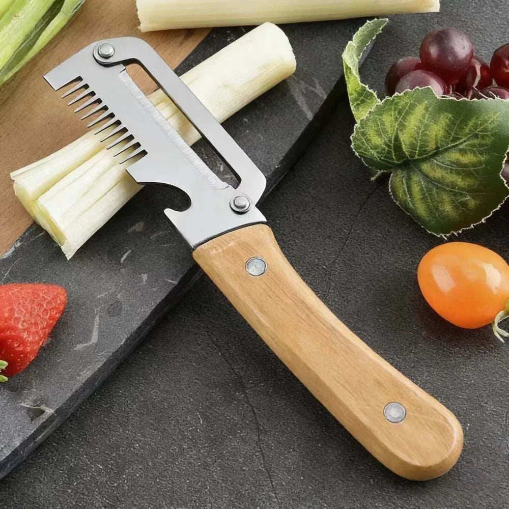 Ergonomic Wooden Handle Paring Knife