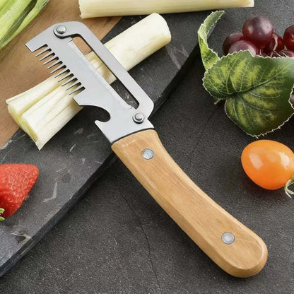 Ergonomic Wooden Handle Paring Knife